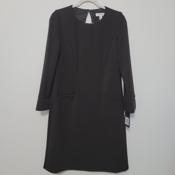 NWT Nine West Black Dress Size 6 - Picture 8 of 16
